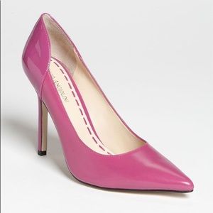 Enzo Angiolini Castalia pink pointy heels